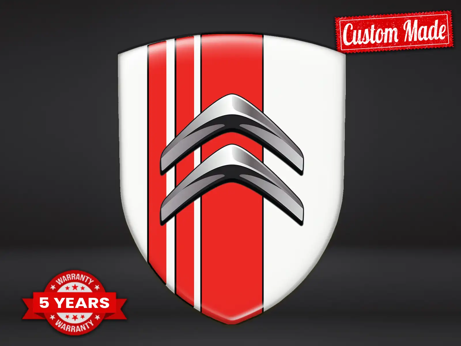 Citroen Badge Max Résistant Stylé Pro Édition Performance
